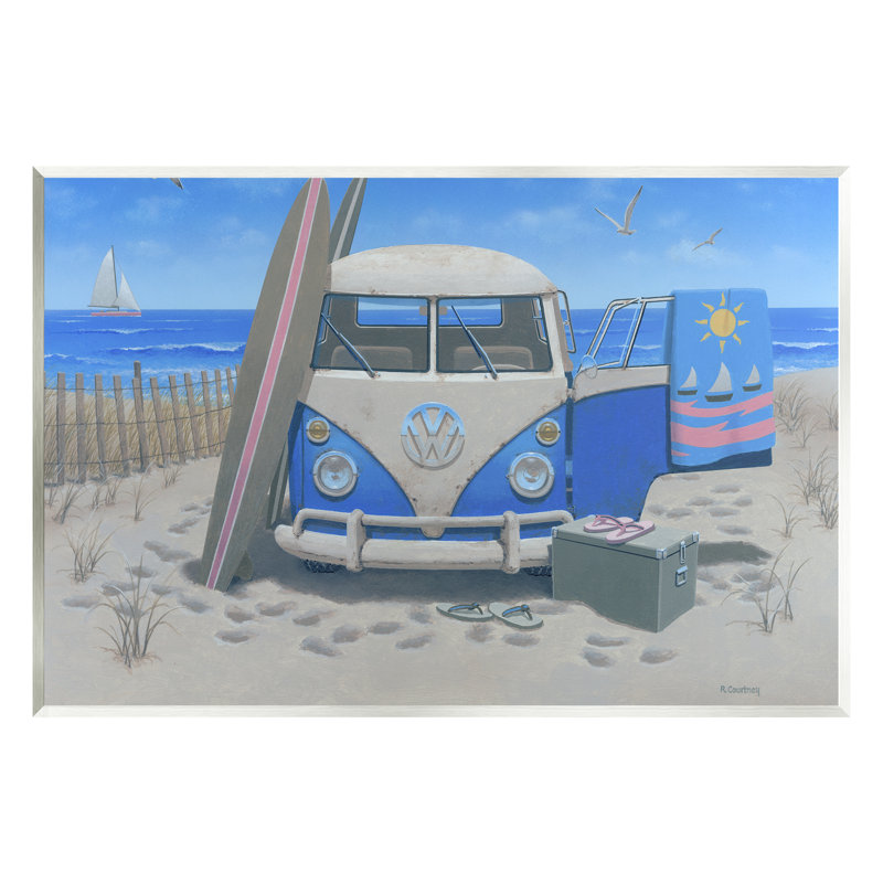 Au-427-Giclée, peinture de plage tropicale d'été, H 13 po x l 19 po x P 0,5 po, Mdf