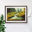 Blooming Forest Stream - Framed Print-338955654-338955649