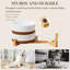 Sesame Glaze Anti-skid Stoneware Elevated Feeder-116384169