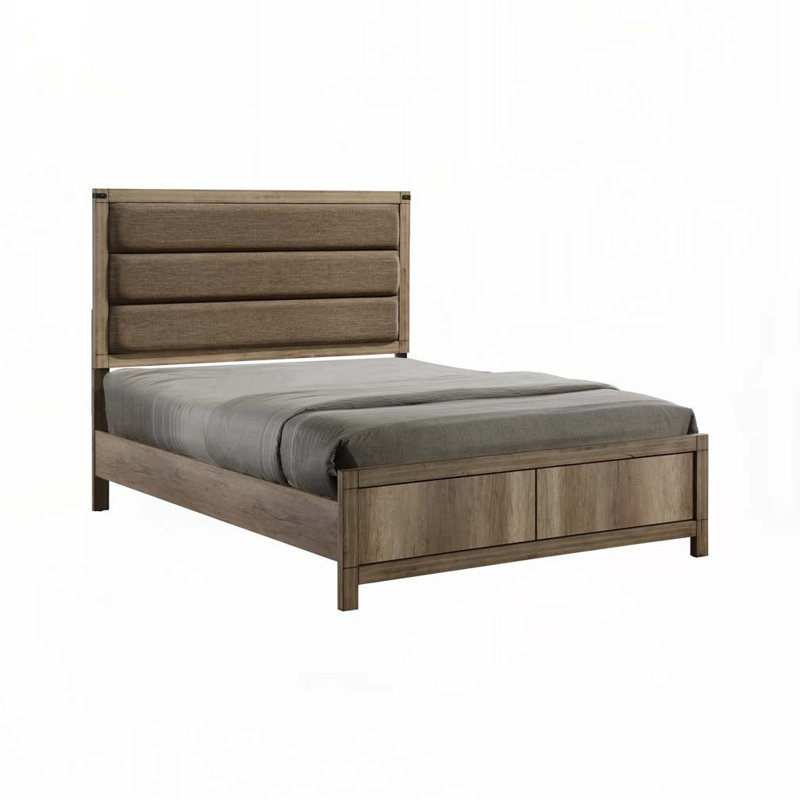 Upholstered Low Profile Bed, Full