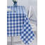 Nappe à carreaux de qualité supérieure, 63 po x 63 po, bleu | 85% coton / 15% polyester, facile à nettoyer et lavable à la machine | Parfait pour la table à manger, les pique-niques et les événements extérieurs | Conception élégante et durable-114309674