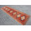 Vintage Purple Herki Turkish Runner Rug with Geometric Patterns for Corridor Areas