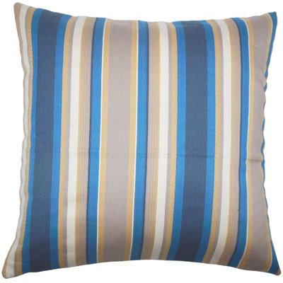 Cotton Blend Striped Sham Set