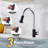 Pull Down Single Handle Kitchen Faucet with 3-Modes Advanced Spray-82373881