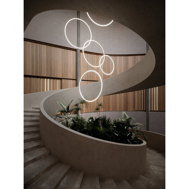 Circular 1 - Light LED Pendant, White, 2700 K