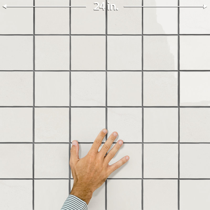 Menorca 4 In. X 4 In. Ceramic Wall Tile, White