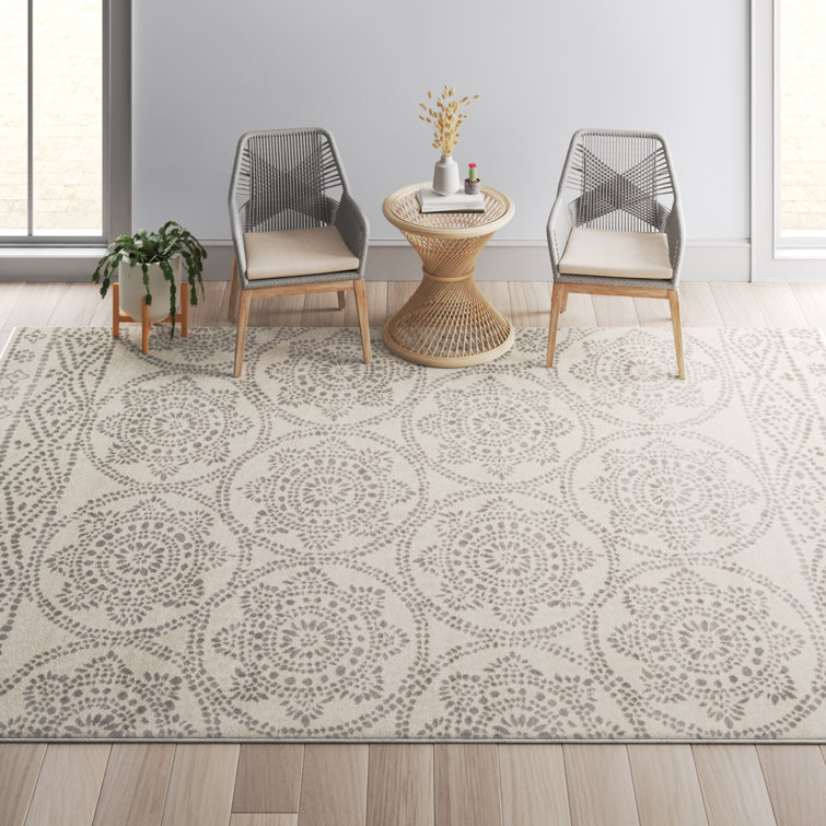 Myron Grey/Off-White Rug