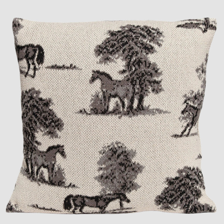 Coussin Toile, Gris