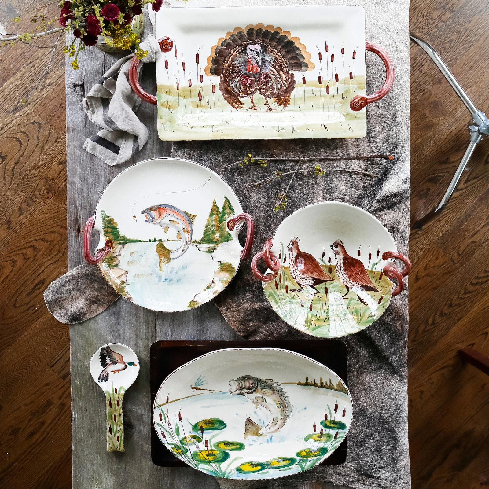 Wildlife Earthenware Novelty Spoon Rest