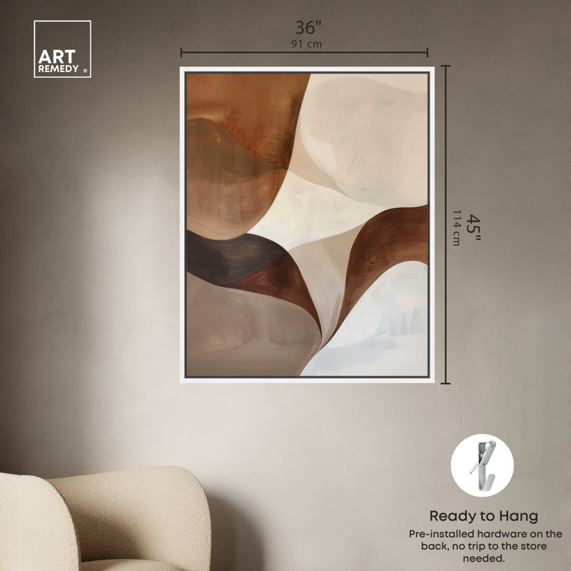 «Dream Away II», Cadre blanc, H 46 po x l 37 po