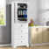 68"H Bathroom Storage Cabinet with 2 Doors and 4 Drawers Multiple Storage Space Closet System with Adjustable Shelf