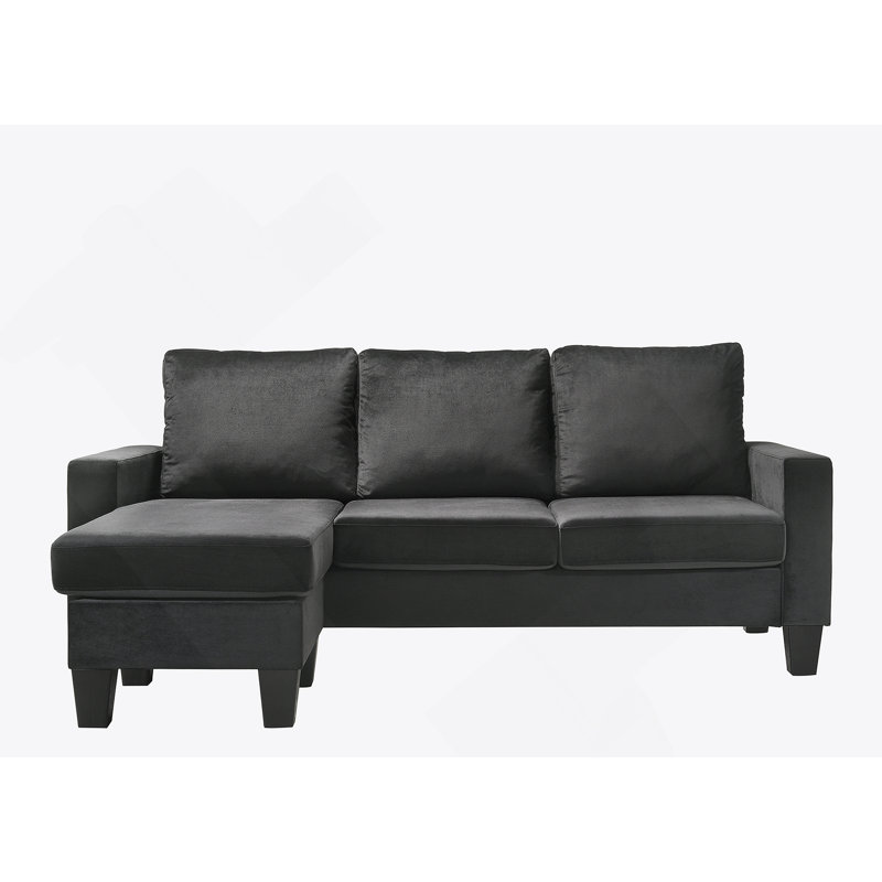 Sofa Chaise , BLACK