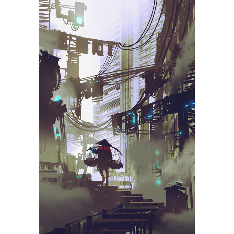 Fraleigh " Robot " by Grandfailure, 18" H x 12" W  