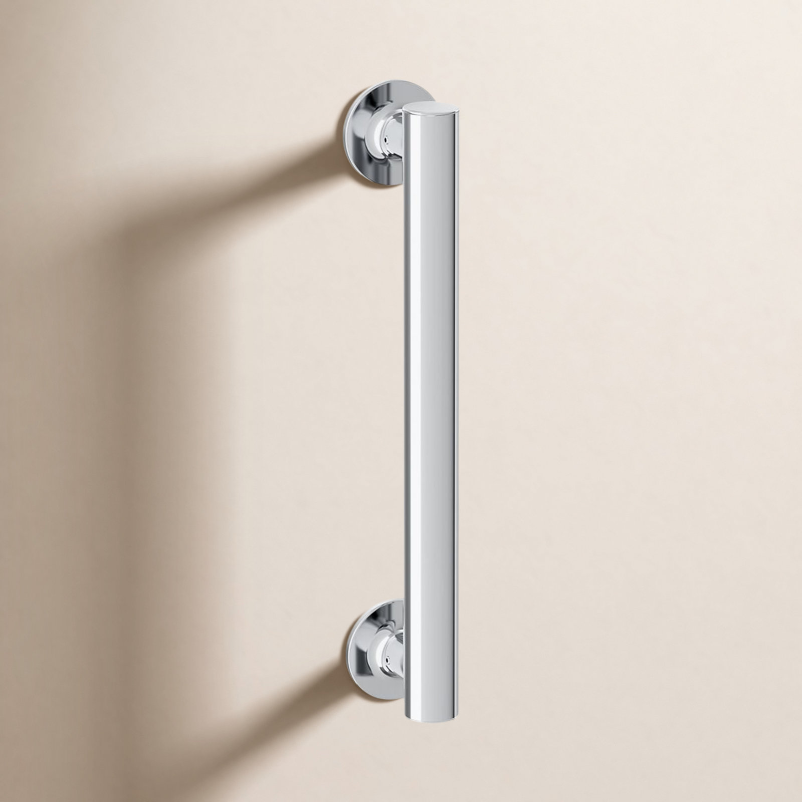 Purist Grab Bar, Polished Stainless, 12"W