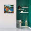 «Seaside Serenity» par Doron David, art mural sur toile, 30 po x 26 po