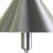 18"  Metal Bedside Table Lamp With  Cone Shade-1031785764
