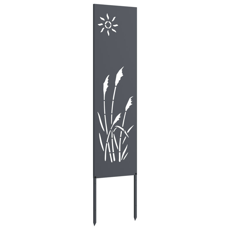 140cm H x 50cm W Fence Panels Included, Anthracite
