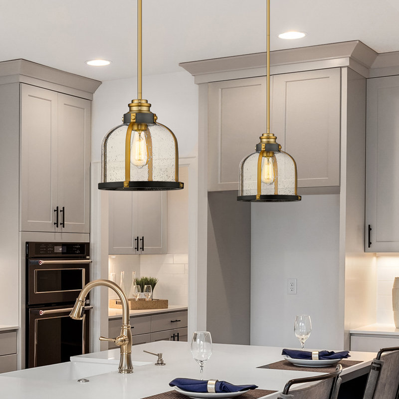Decoteau 1 - Light Single Pendant, 13.25" H x 12.25" W x 12.25" D