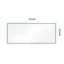 Miroir de salle de bain mural 72 x 32 pouces avec mémoire, 3 couleurs, - brouillard, gradation continue, verre Hd, aluminium, blanc pour la modernisation, monté, miroir, blanc, embellissement-530639824