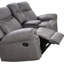 Causeuse inclinable avec console de rangement et porte-gobelets Enclave