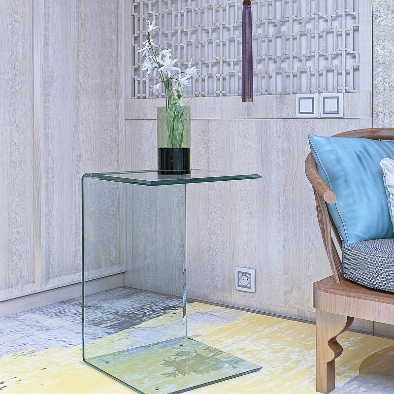 Table d'appoint en verre trempé pour table d'appoint Whole