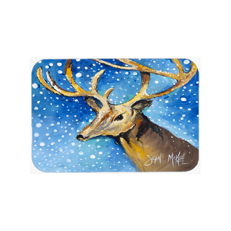 Planche à découper en verre trésors caroline Reindeer