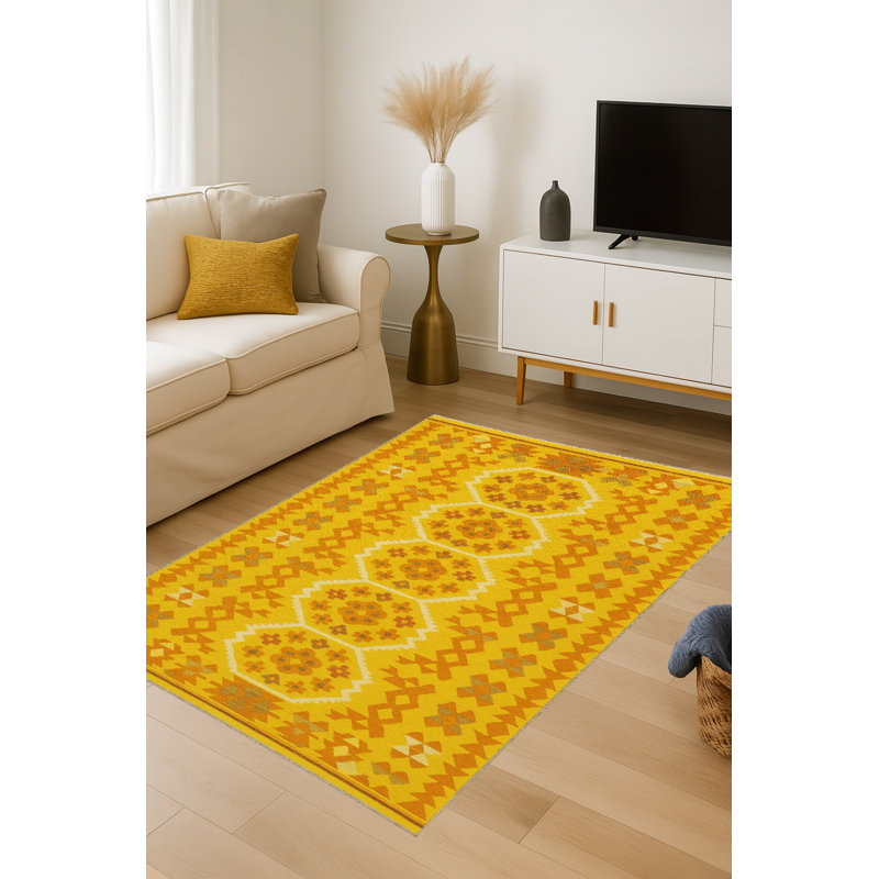 Tapis gris tissé traditionnel Mosso, 6'7" x 9'10"