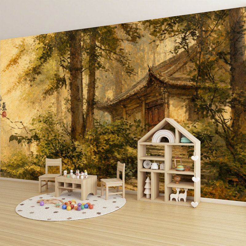 Papier peint adhésif auto-adhésif moderne pour la chambre à coucher L 69 po x l 96 po Peel and Stick