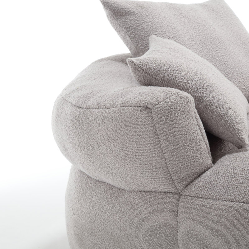 Canapé simple COOLMORE, Boucle gris