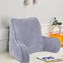 Nestl Reading Pillow Standard Bed Pillow, Back Pillow for Sitting in Bed  Shredded Memory Foam Chair Pillow Reading & Bed Rest Pillows Beige Cream  Back