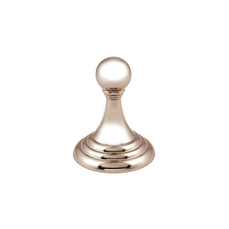 Embassy Robe Hook, Polished Nickel