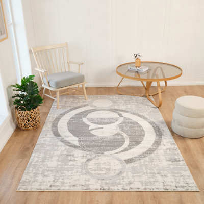 Odena Collection Transitional Geometric Area Rug