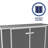 Absco Utility 7’6” W x 2’8” D Galvanized Steel Storage Shed-97830531