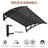 Yescom 29.9'' W x 8.9'' D Plastic Cover Retractable Patio Awning-95959934