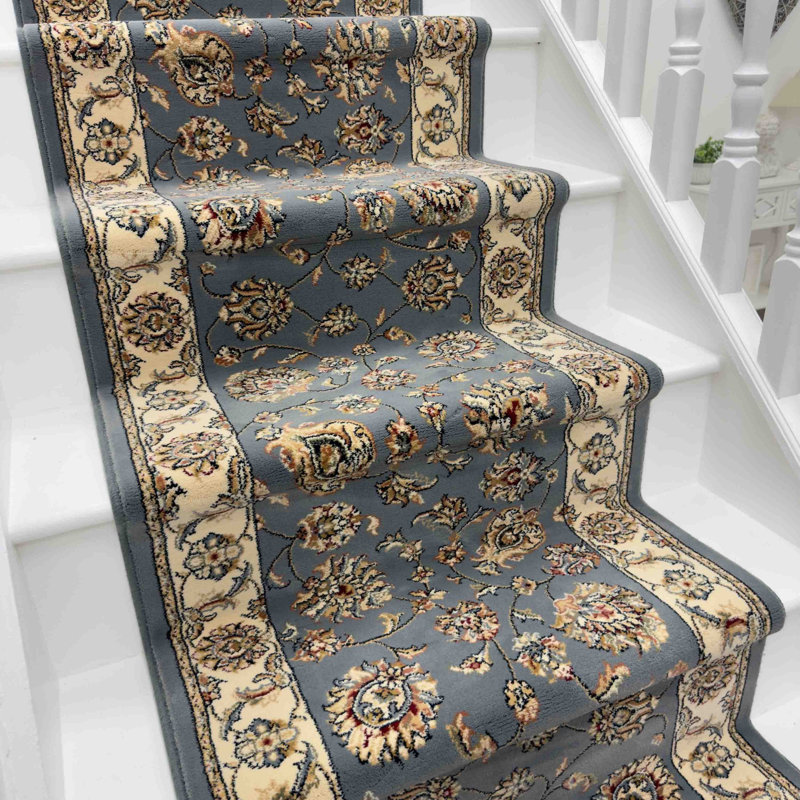 Stair Runner Floral Area Rug, Stair Runner 66 x 450 cm