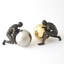 Boulder Man-Bronze W/Nickel Sphere