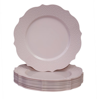 Assiette à salade jetable en plastique Harmony