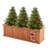 Barros Solid Cedar Rectangular Planter Box with Drainage Holes-2102627043-2088857658