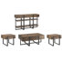 Troy Condo Rectangular Cocktail Table With 2 End Table And Sofa Table