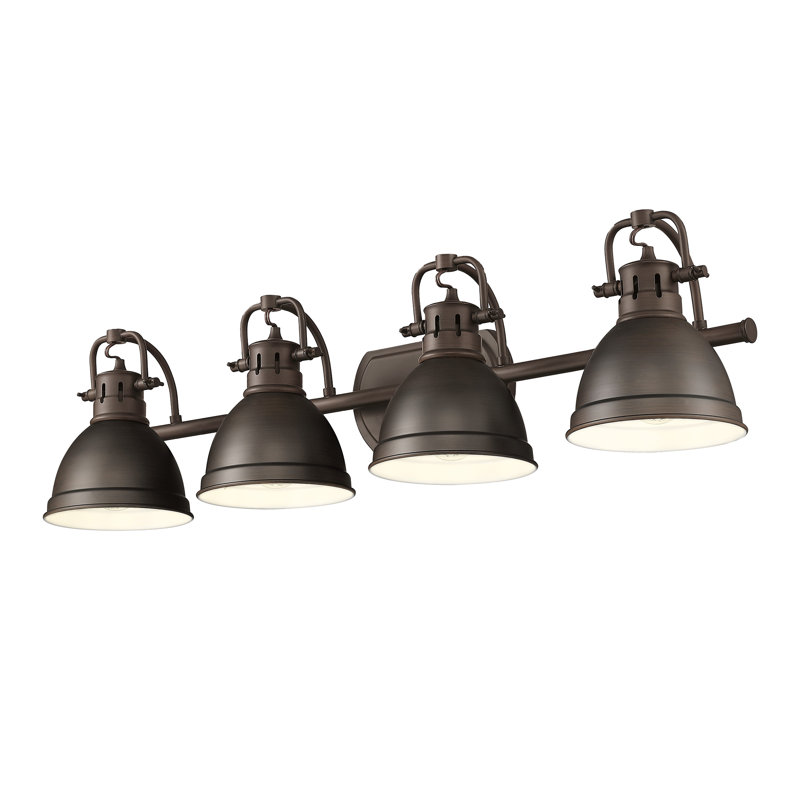 Brynnan 4-Light Bath Vanity, Rubbed Bronze, Rubbed Bronze