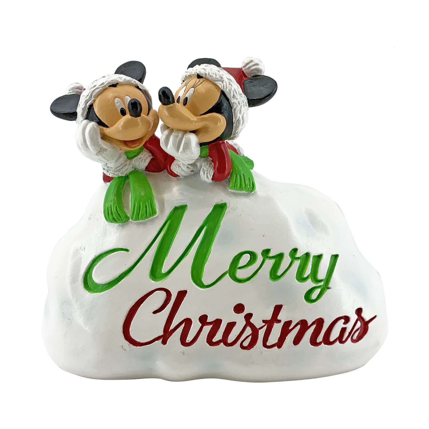Back Yard Glory Disney Mickey Mouse & Minnie Mouse Merry Christmas