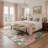 Ascentia Rustic Machine Washable Pink / Green / Beige Indoor Area Rug with Non-Slip Backing-149992134