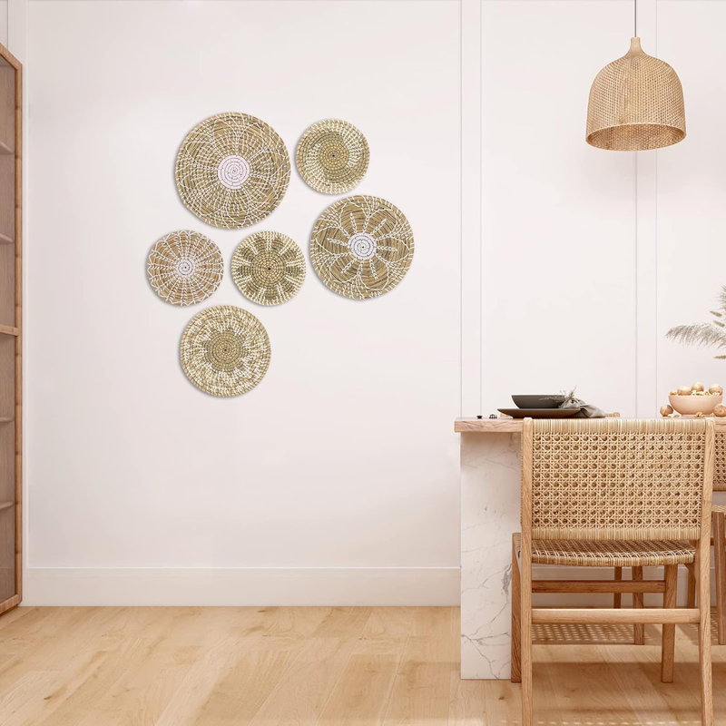 Ensemble de 6 décorations murales
