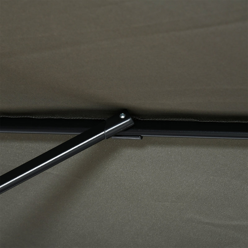 Brentton 245cm Cantilever Parasol, Grey