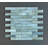 Iridescent 1" x 4" Brick Pattern Glass Mosaic Wall Tile-62885805
