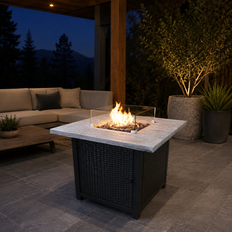 Square Propane Smokeless