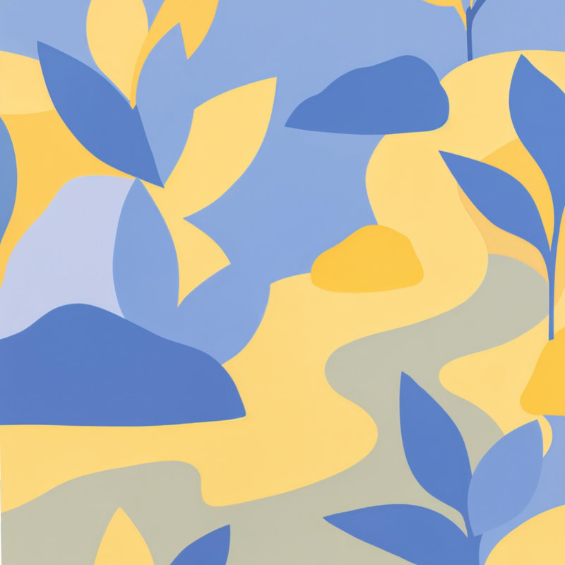 Camouflage Leaf Shapes Shower Curtains Extra Long, 70in W x 84in H, Bright Blue Light Yellow