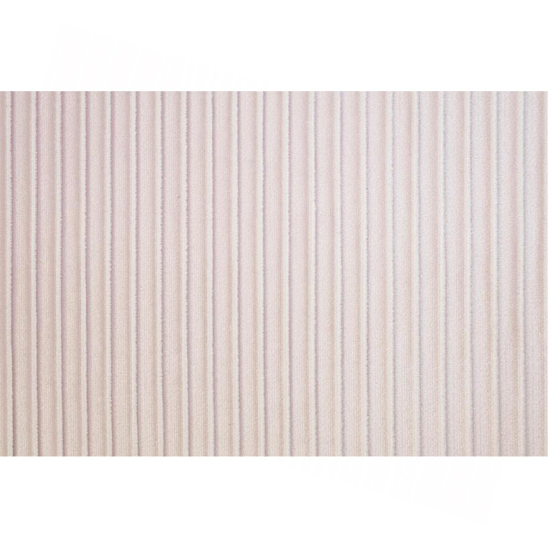 Cadre de lit plateforme contemporain avec texture de velours côtelé de style grand lit contemporain 1Pc, Rose clair