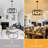 6 - Light 22.83'' Modern Industrial Large Geometric Square / Rectangle Chandeliers For Bedroom,living Room,foyer,entryway,hallway-96755126