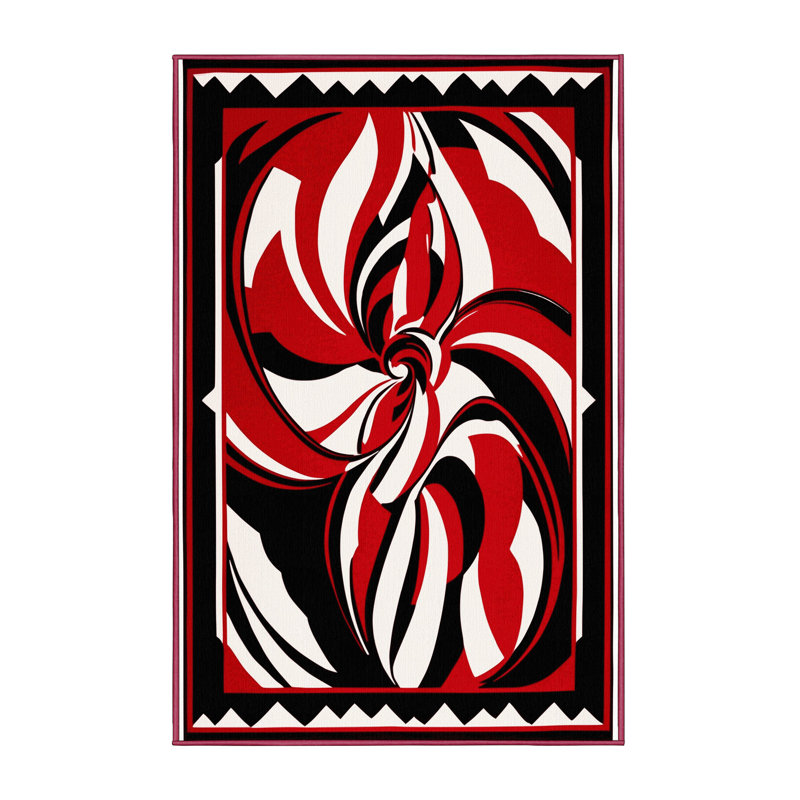 Fiery Ascension Rug, Rectangle 3' x 5'